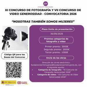 Fundación Cermi Mujeres convoca el XI Concurso de fotografía y VII de vídeo ‘Generosidad’
