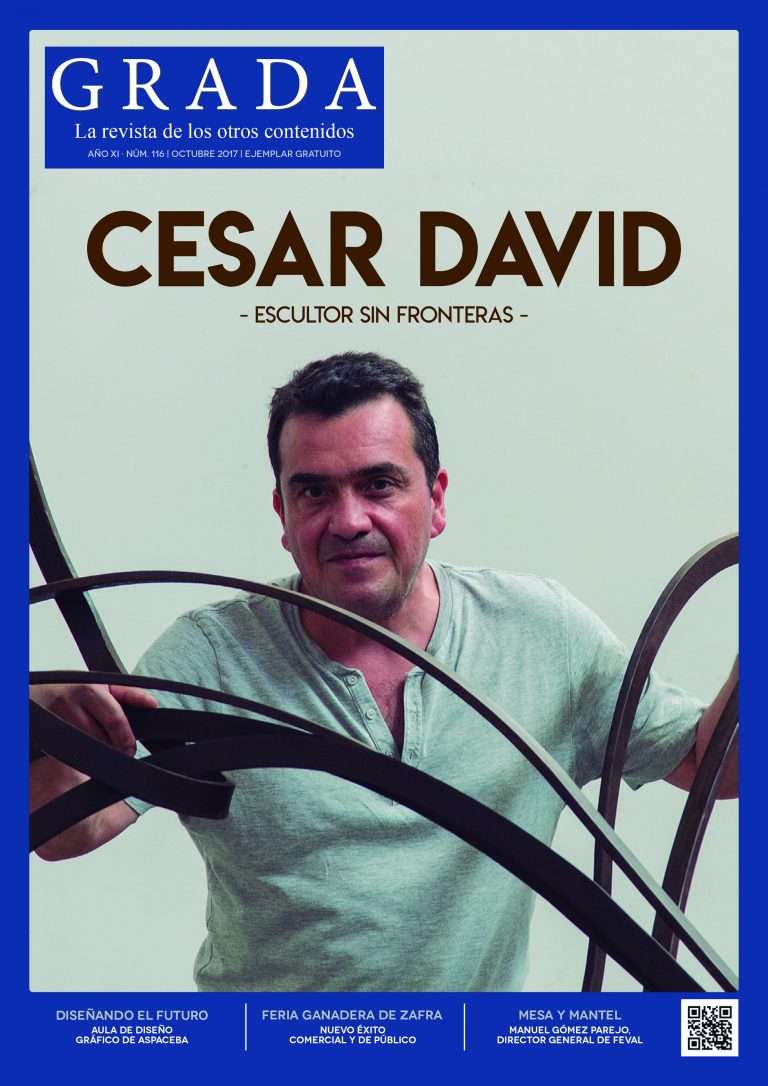 Revista Grada 116. César David. Escultor sin fronteras