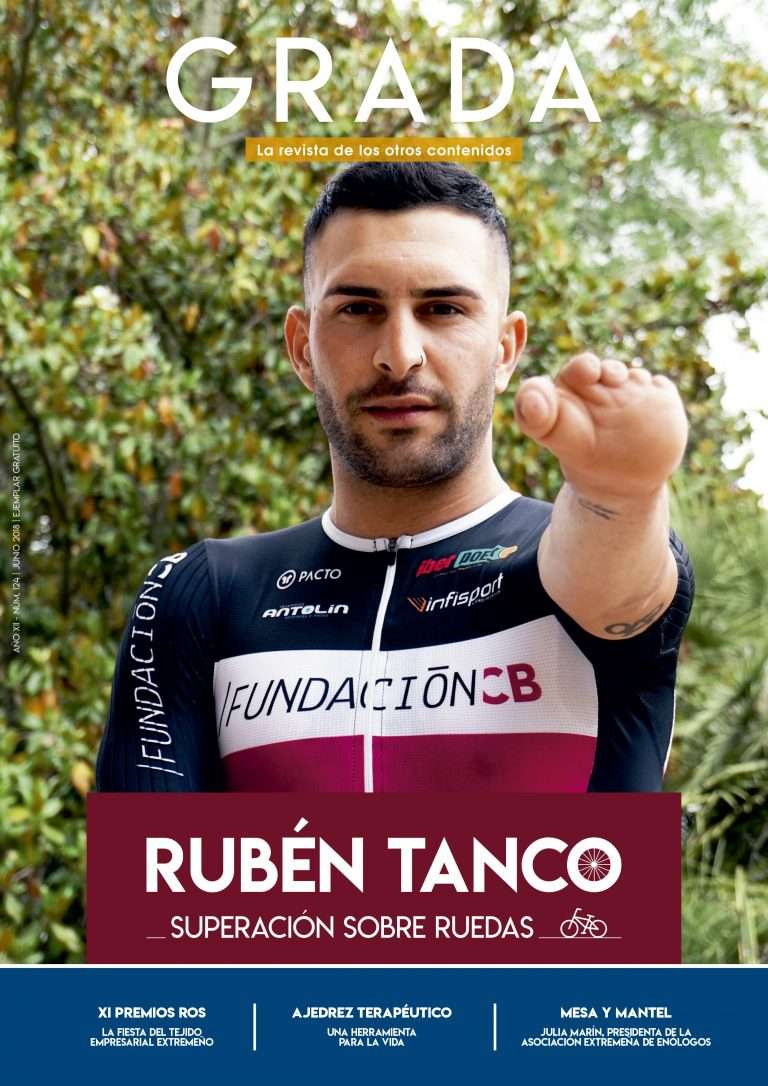 Revista Grada 124. Rubén Tanco. Superación sobre ruedas
