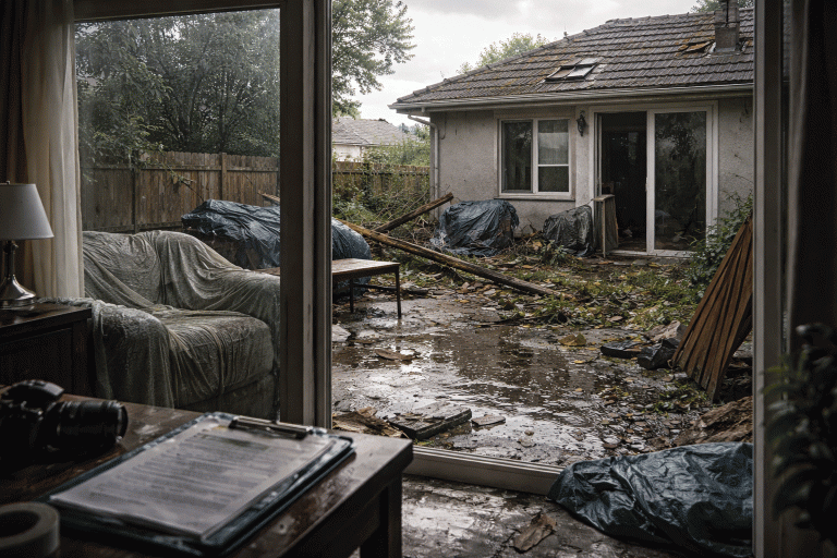 Reclamar al seguro por el temporal