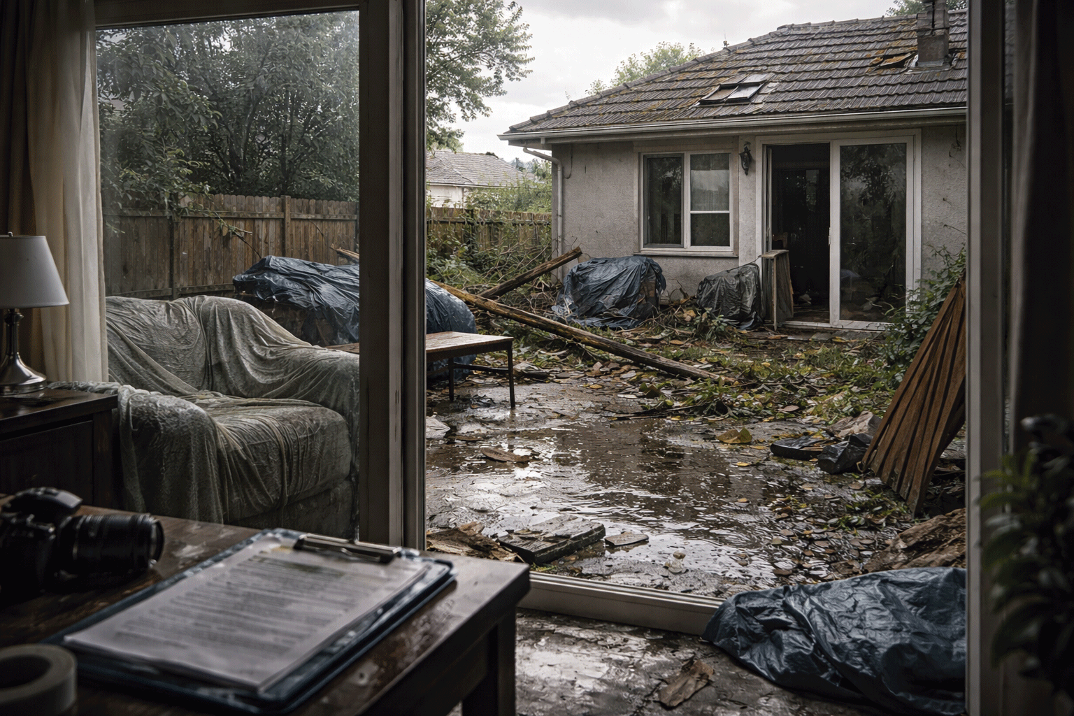 Reclamar al seguro por el temporal