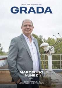 Revista Grada 209. Marcelino Núñez. La cara visible de la meteorología en Extremadura