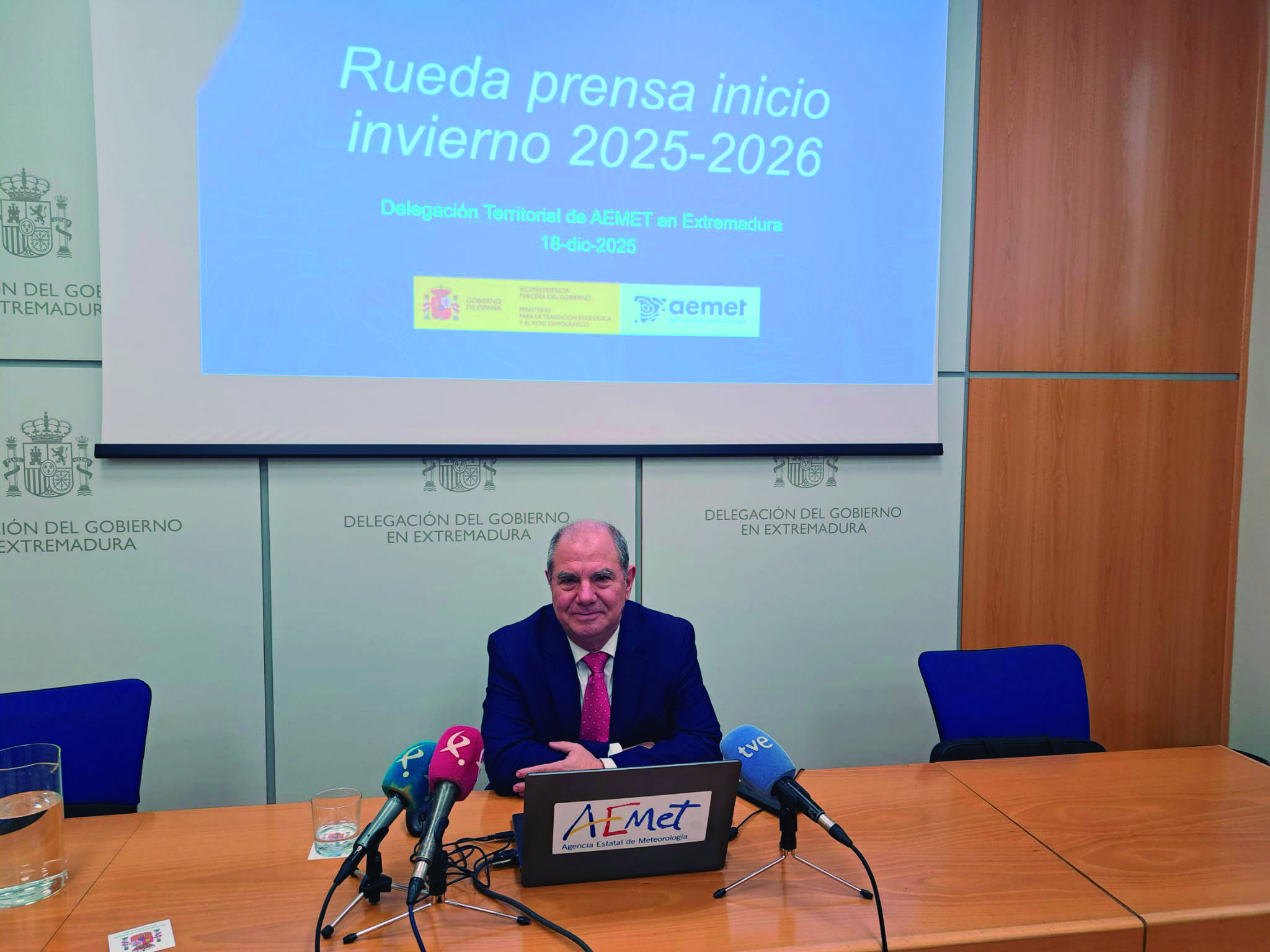 Marcelino Núñez. La cara visible de la meteorología en Extremadura