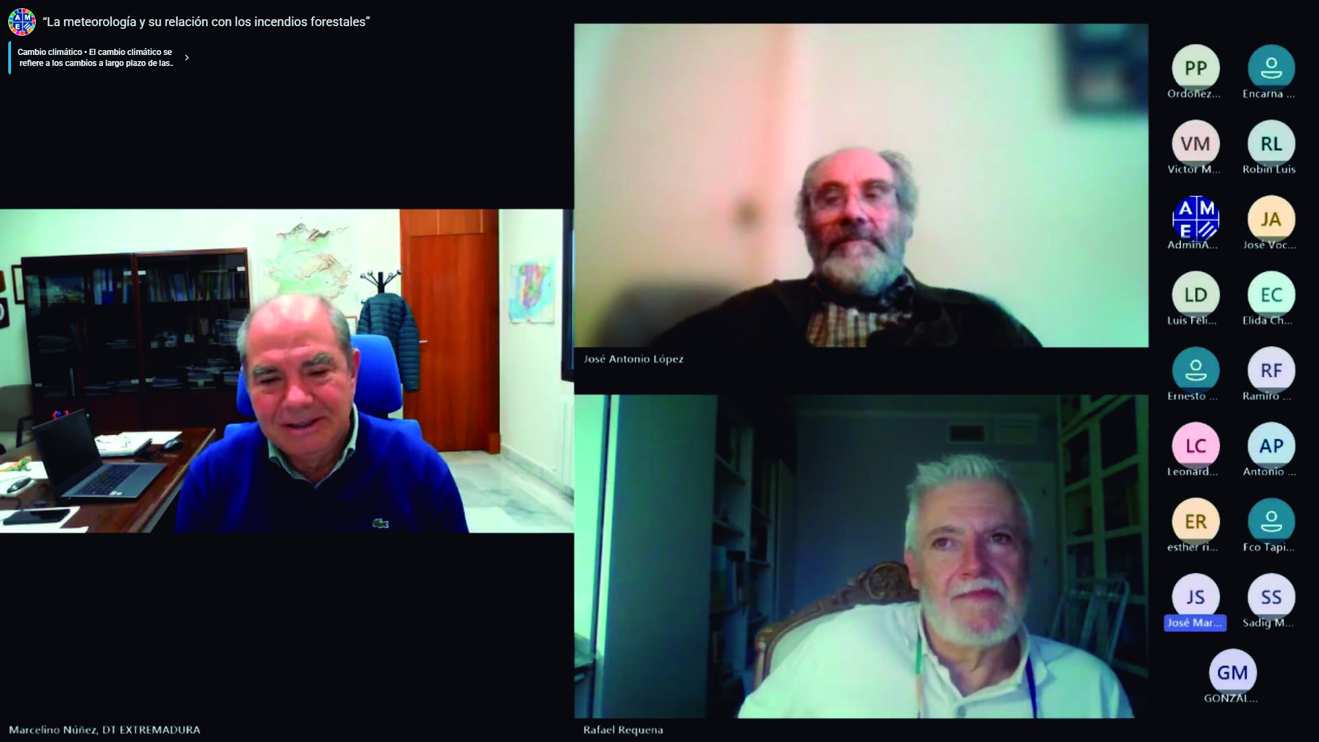 Marcelino Núñez. La cara visible de la meteorología en Extremadura