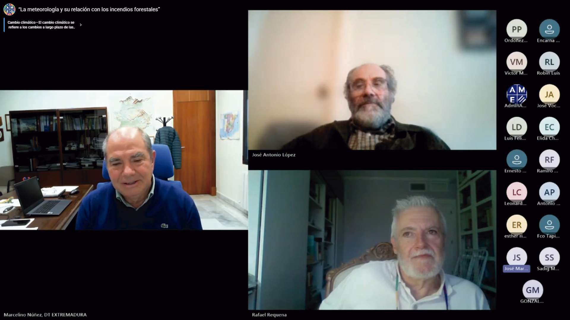 Marcelino Núñez. La cara visible de la meteorología en Extremadura