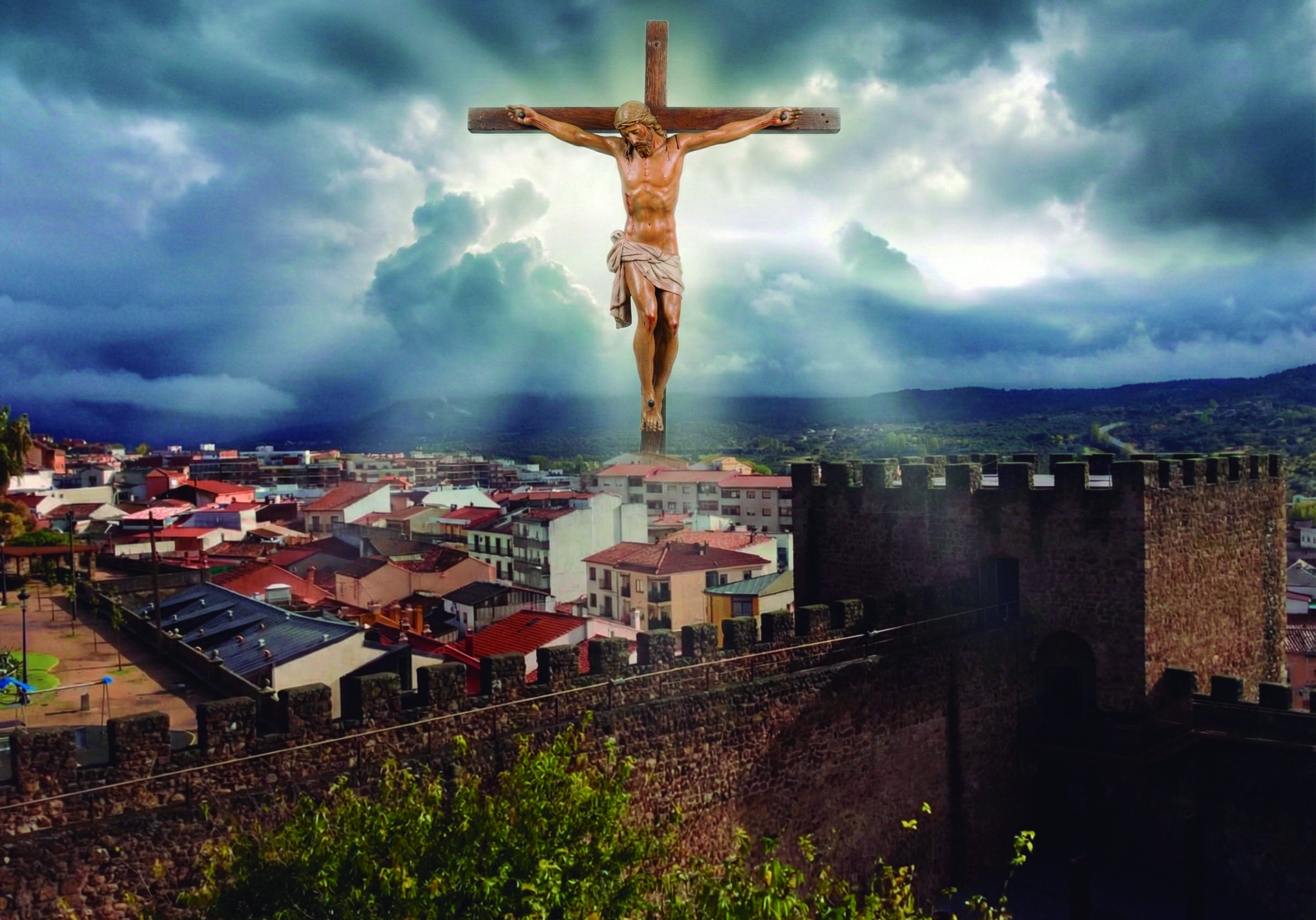 Desde la Torre Lucía. Veinticinco años que en la hornacina de la calle Borrego se venera un Cristo del siglo XX
