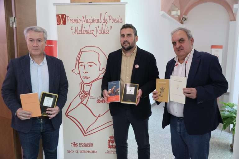 La Diputación de Badajoz anuncia los seis finalistas del V Premio nacional de poesía 'Meléndez Valdés'