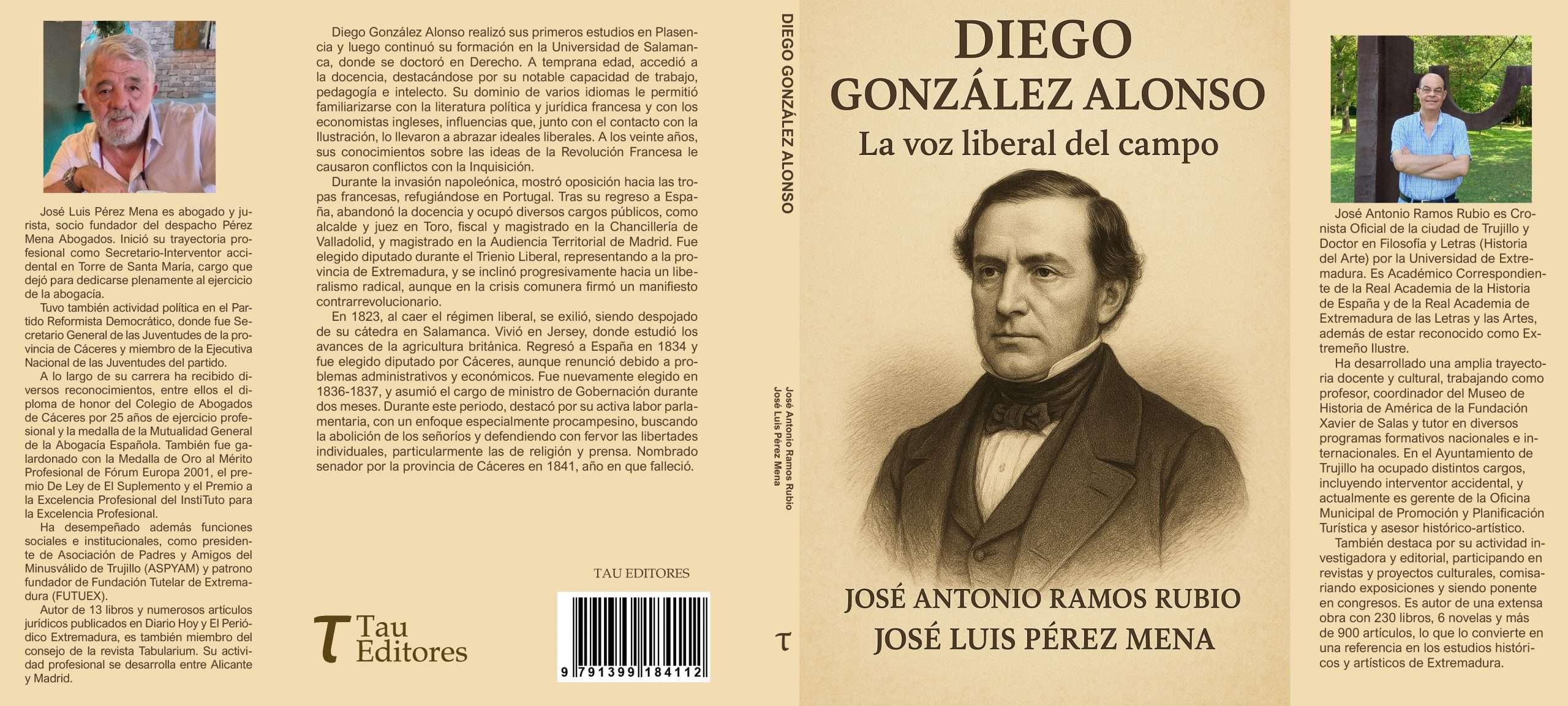 El libro 'Diego González Alonso, la voz liberal del campo' se presenta en Cáceres