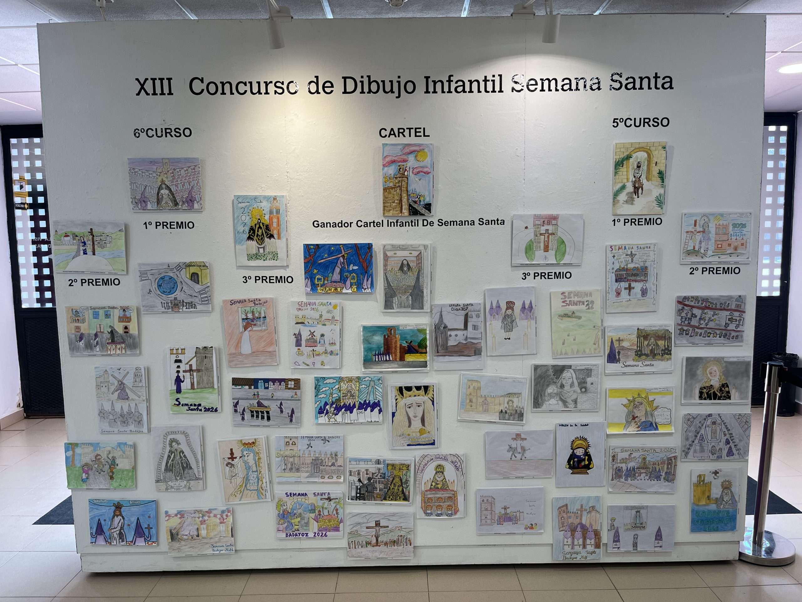El Ayuntamiento de Badajoz entrega los premios del XIII Concurso de Dibujo Infantil ‘Dibuja mi Semana Santa’