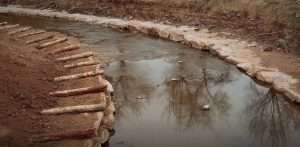 Ingeniería verde para el Arroyo Valdemedel: así funcionará el muro Krainer que se construye en Ribera del Fresno