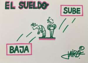 Viñeta de Jairo Jiménez. Grada 209. Marzo de 2026