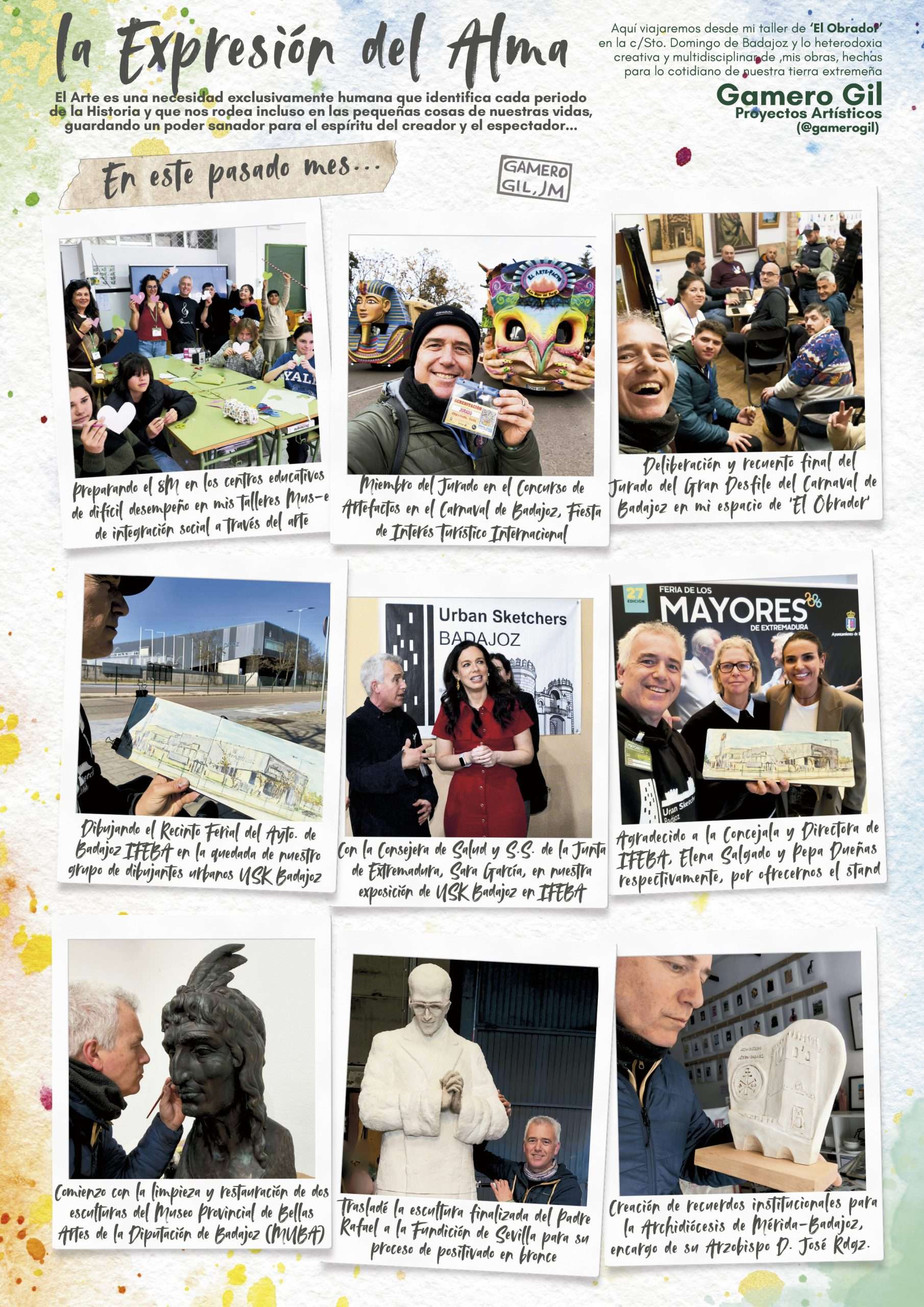 La expresión del alma. Gamero Gil. Grada 209. Marzo de 2026