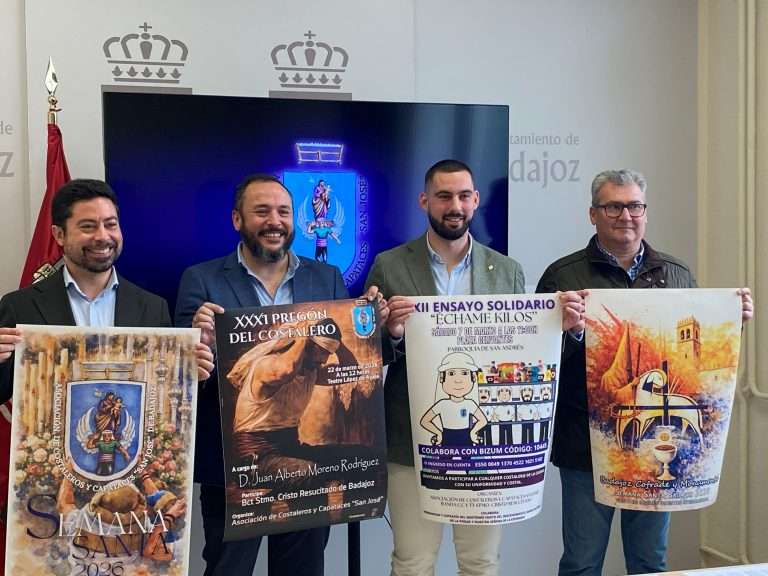 La Asociación de Costaleros y Capataces 'San José' de Badajoz presenta su agenda de Cuaresma de 2026