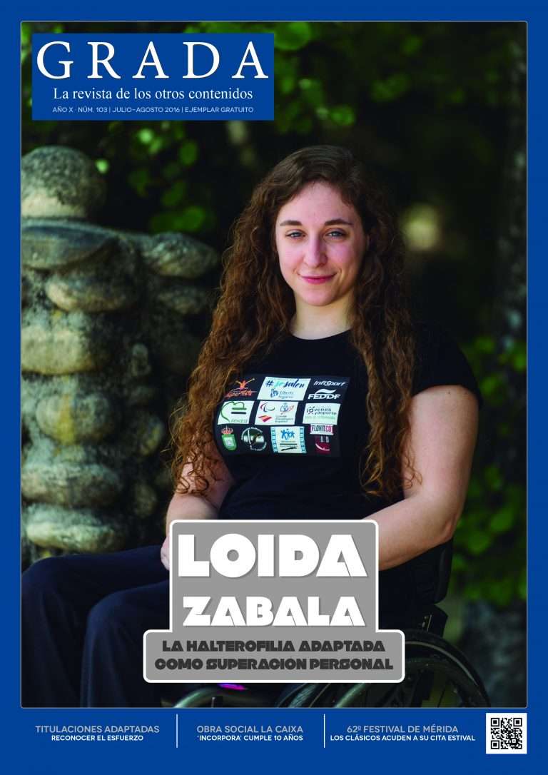 Revista Grada 103. Loida Zabala. La halterofilia adaptada como superación personal