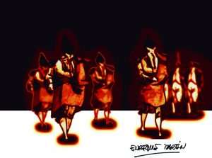 Primera corrida goyesca en la Plaza de Madrid