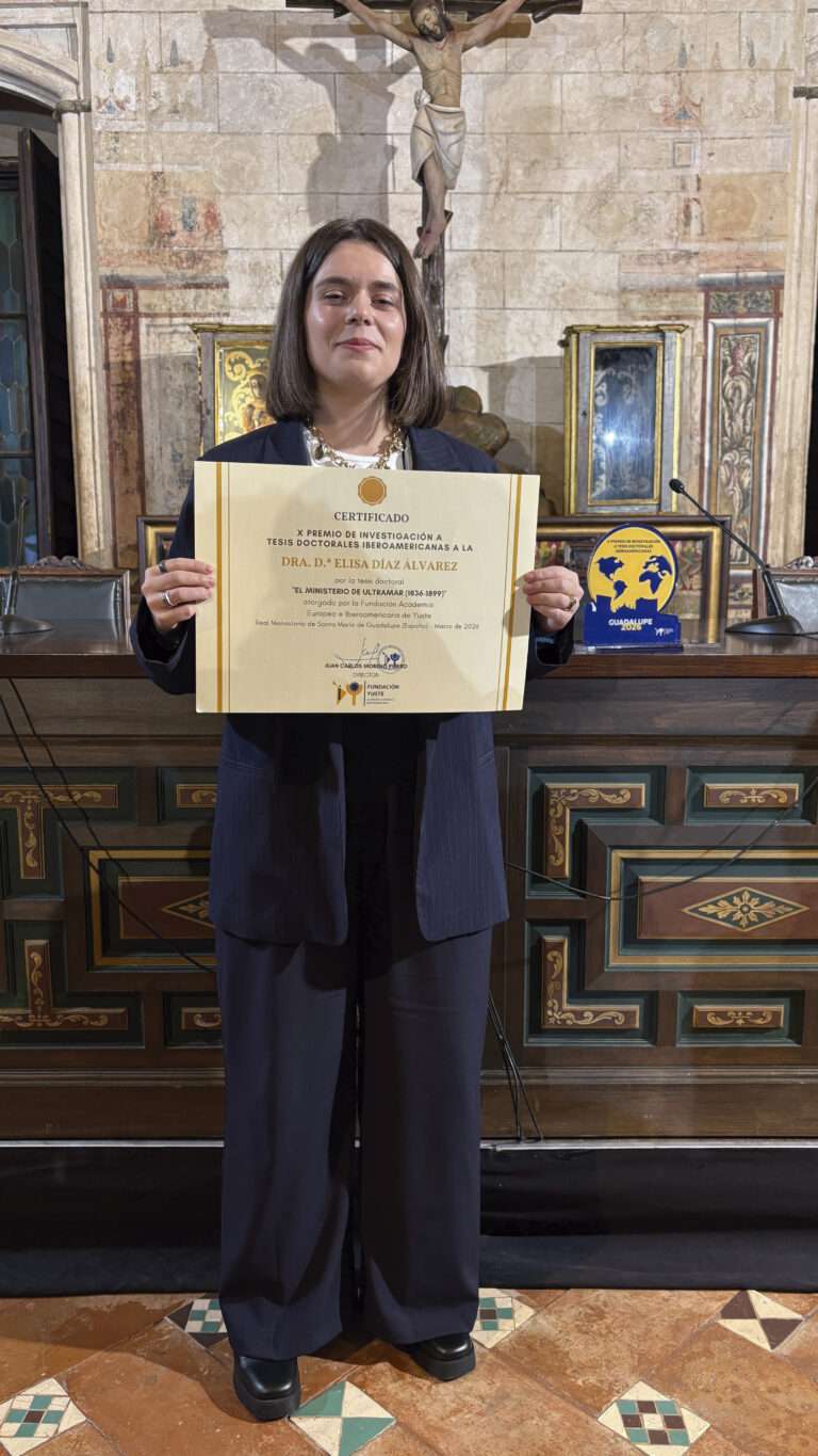 Elisa Díaz Álvarez gana el X Premio de Investigación a Tesis Doctorales Iberoamericanas de Fundación Yuste