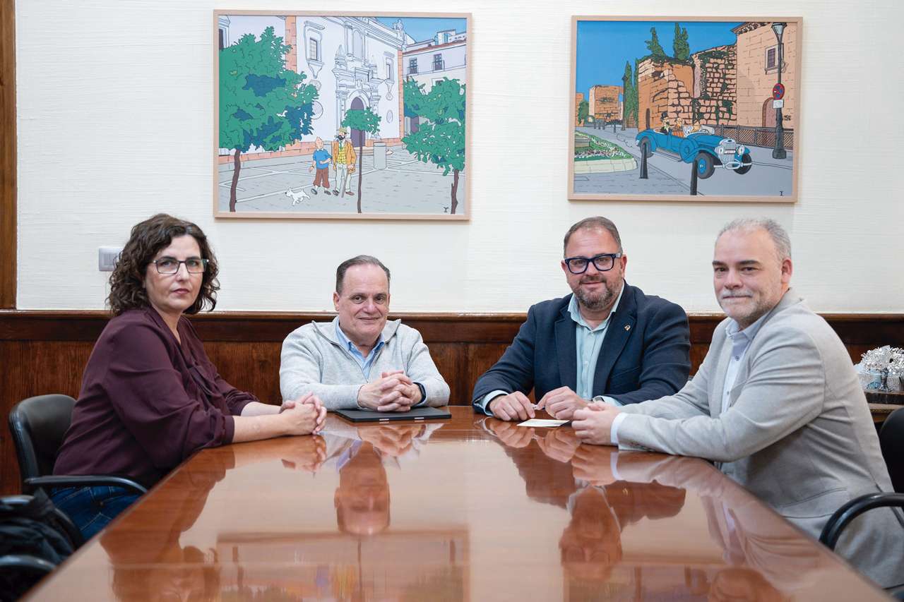 El Ayuntamiento de Mérida y la Diputación de Cáceres conocen el proyecto ‘3VA’, la herramienta que transforma la comunicación asistida