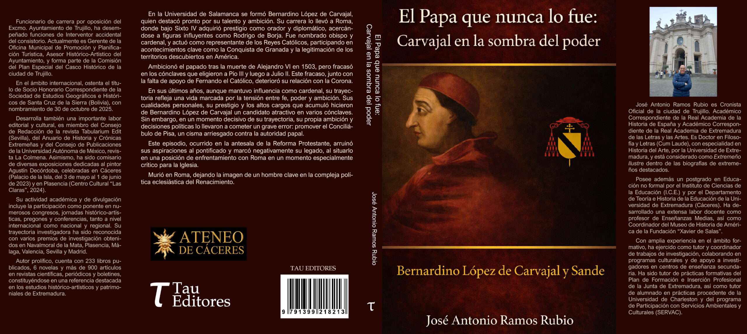 Una investigación novelada reconstruye la vida del influyente cardenal Carvajal