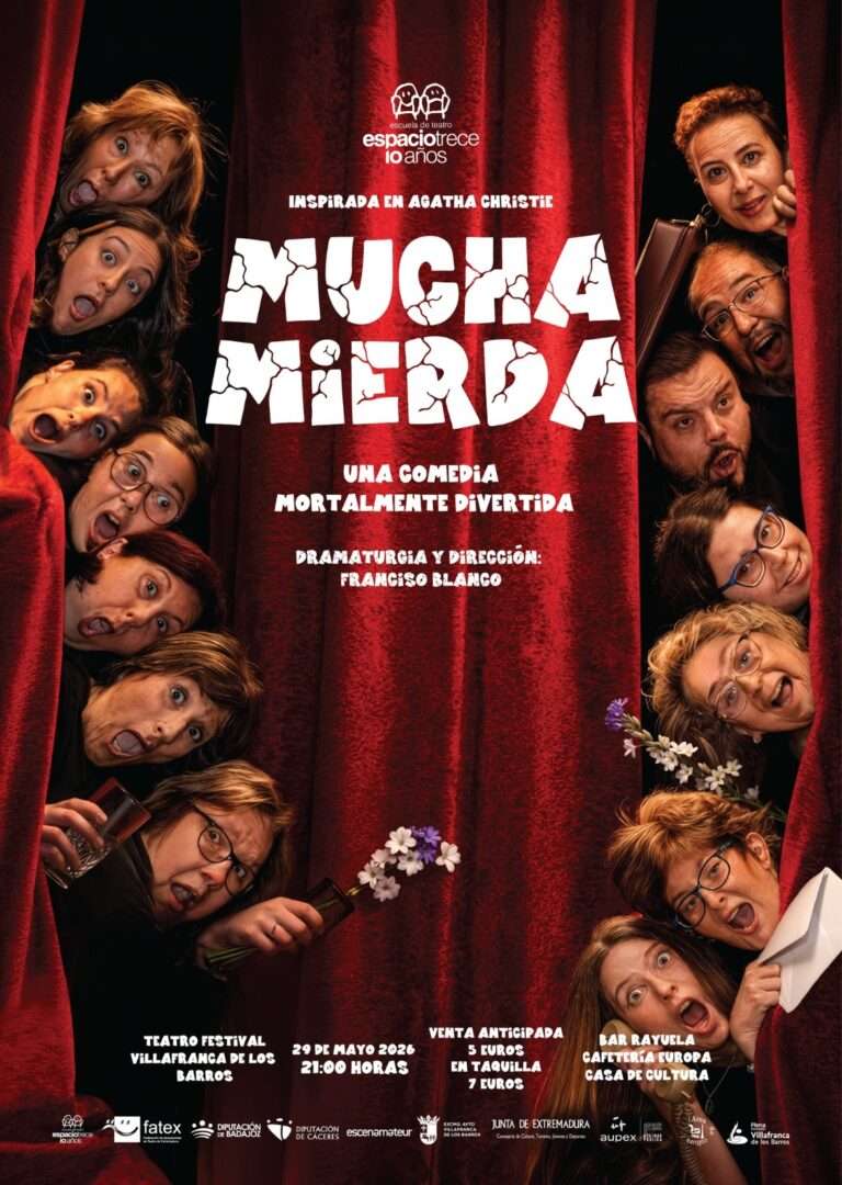 Espaciotrece celebra 15 años de teatro inclusivo con el estreno de 'Mucha mierda' en Villafranca de los Barros
