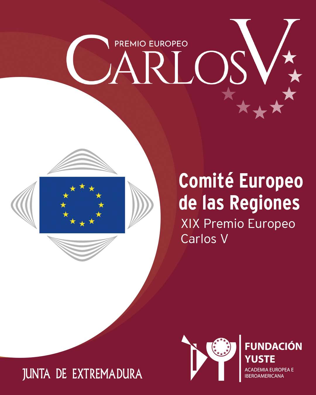 El Comité Europeo de las Regiones recibirá el XIX Premio Europeo Carlos V