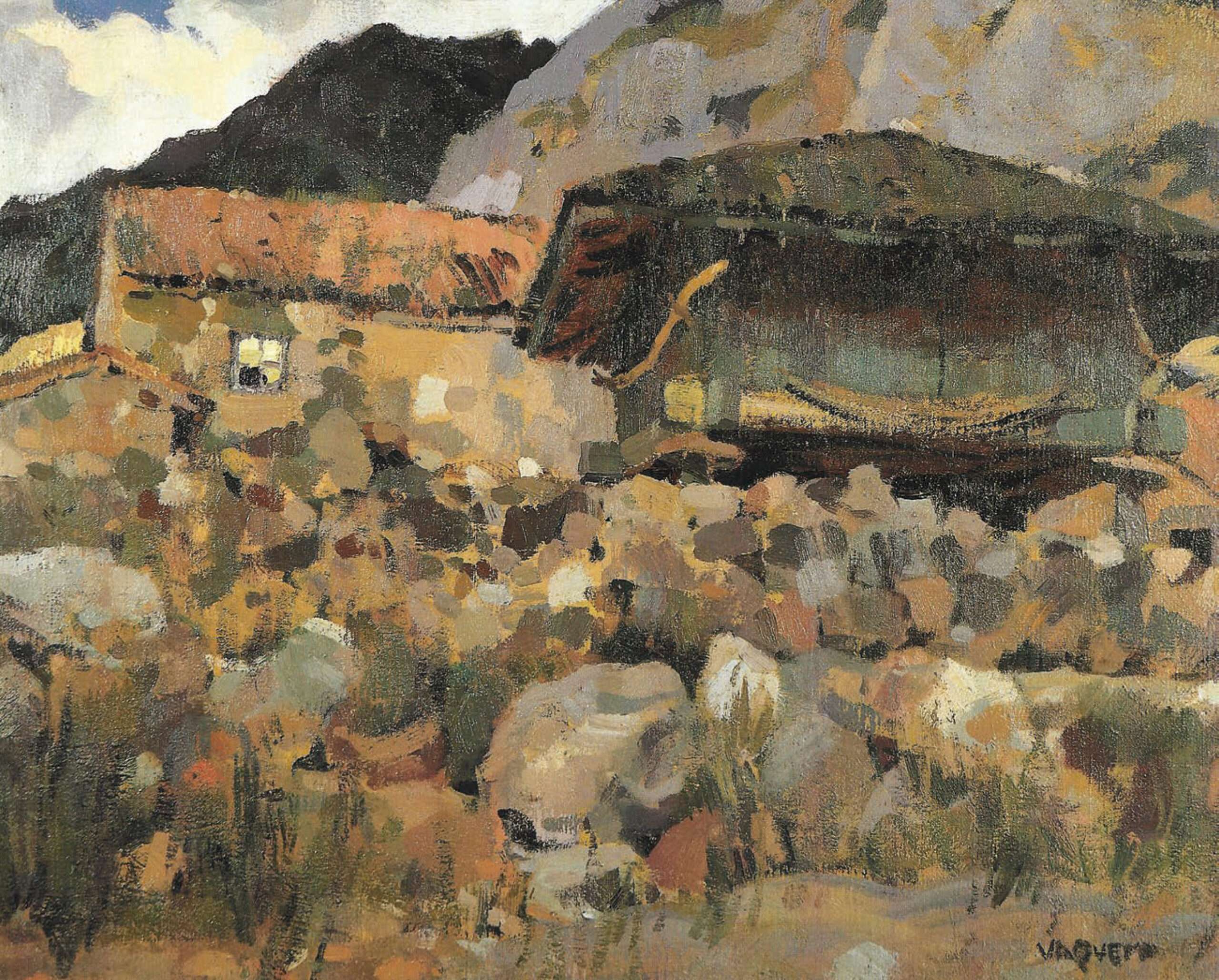 ‘Caserío abandonado’, de Joaquín Vaquero Palacios