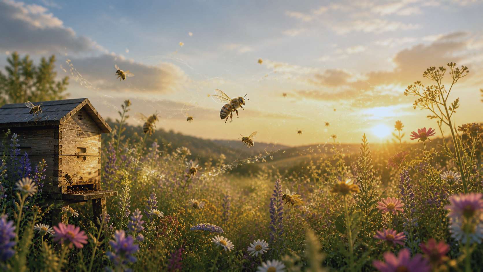 Música y abejas: cuando el sonido poliniza el mundo