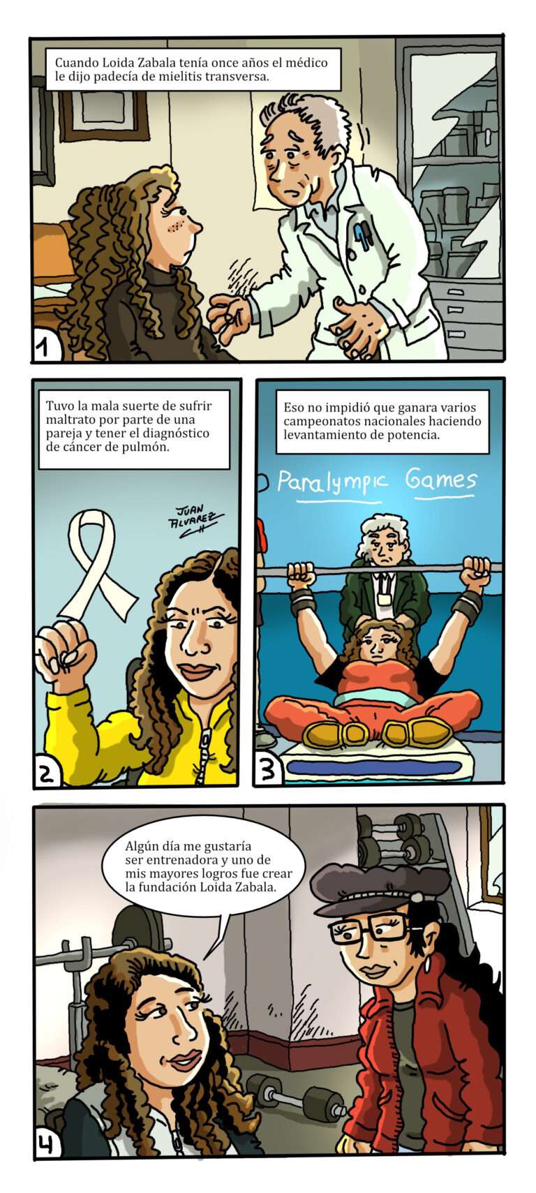 Loida Zabala. Deporte con sentimiento