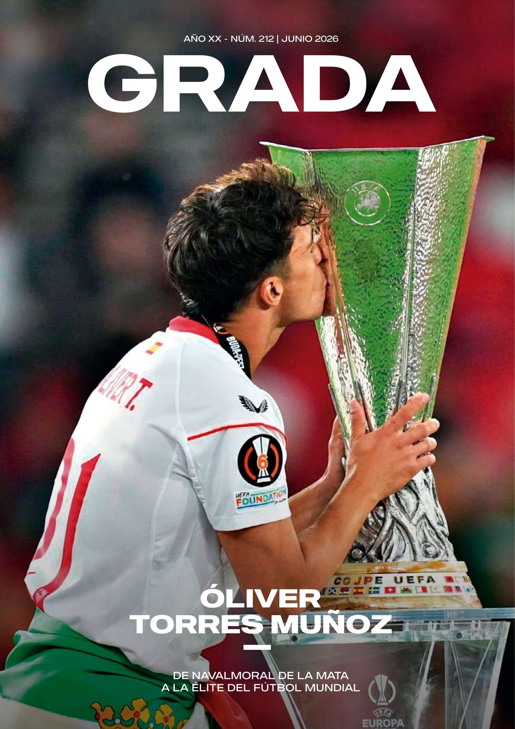 Revista Grada 212. Óliver Torres. De Navalmoral de la Mata a la élite del fútbol mundial