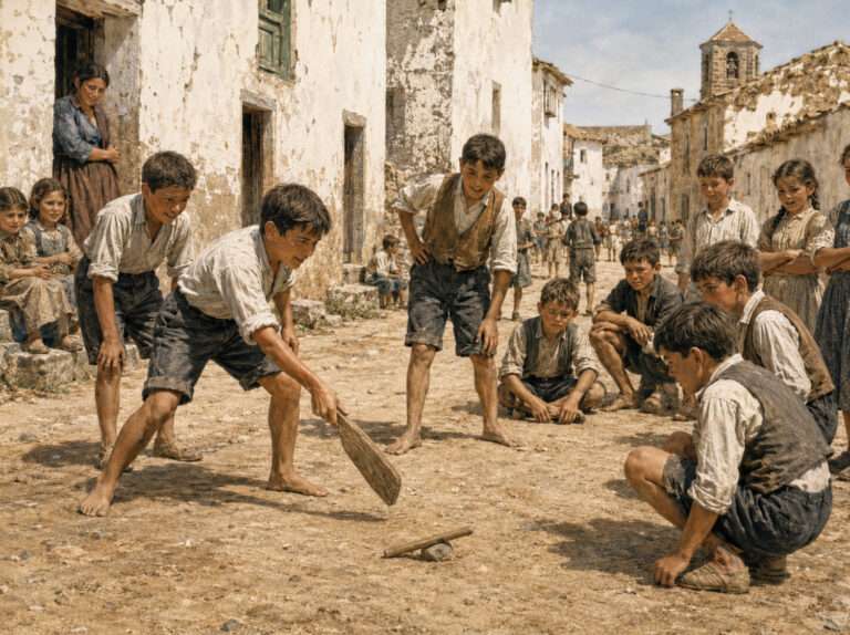 La calle era la escuela. Juegos de niños en la Malpartida de los años 40 y más