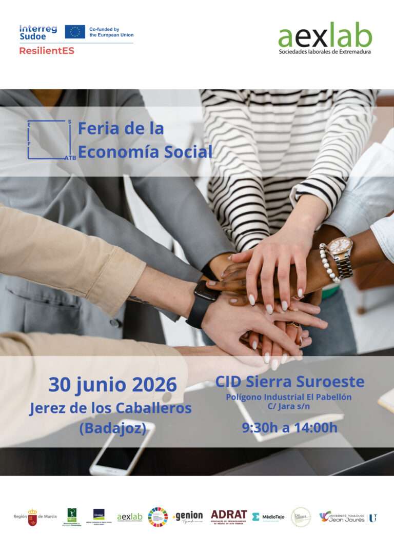 Jerez de los Caballeros acoge el 30 de junio la Feria de Economía Social, organizada por Aexlab