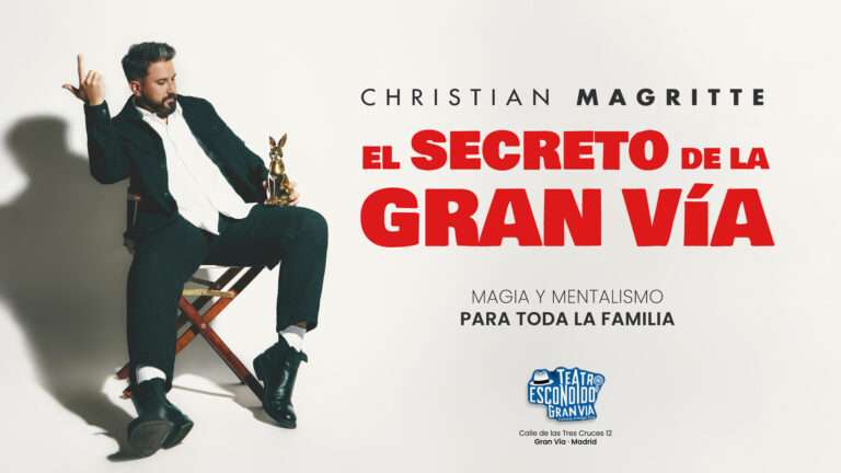 Christian Magritte llevará su magia a la Gran Vía de Madrid este verano
