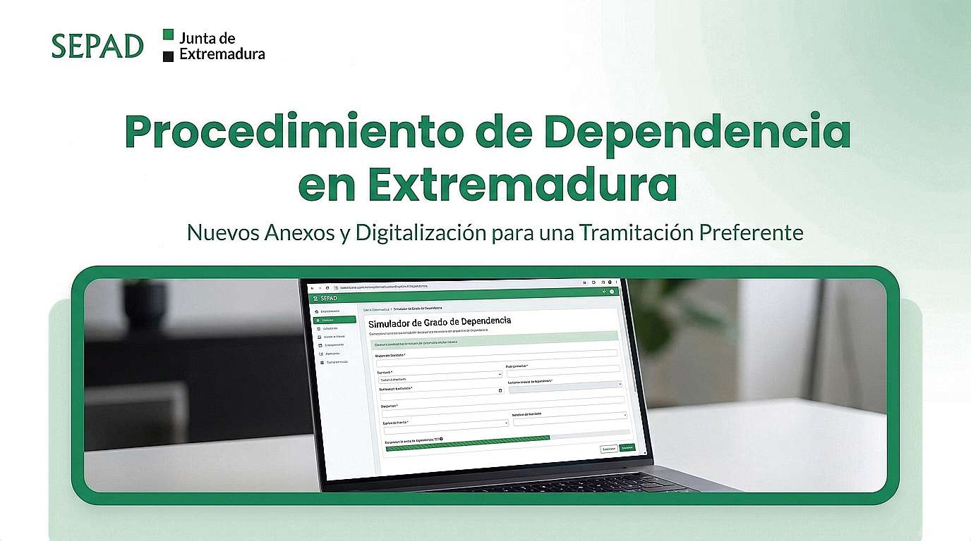 La Junta de Extremadura aprueba el decreto-ley que garantiza la atención prioritaria a personas con ELA y dependencia extrema