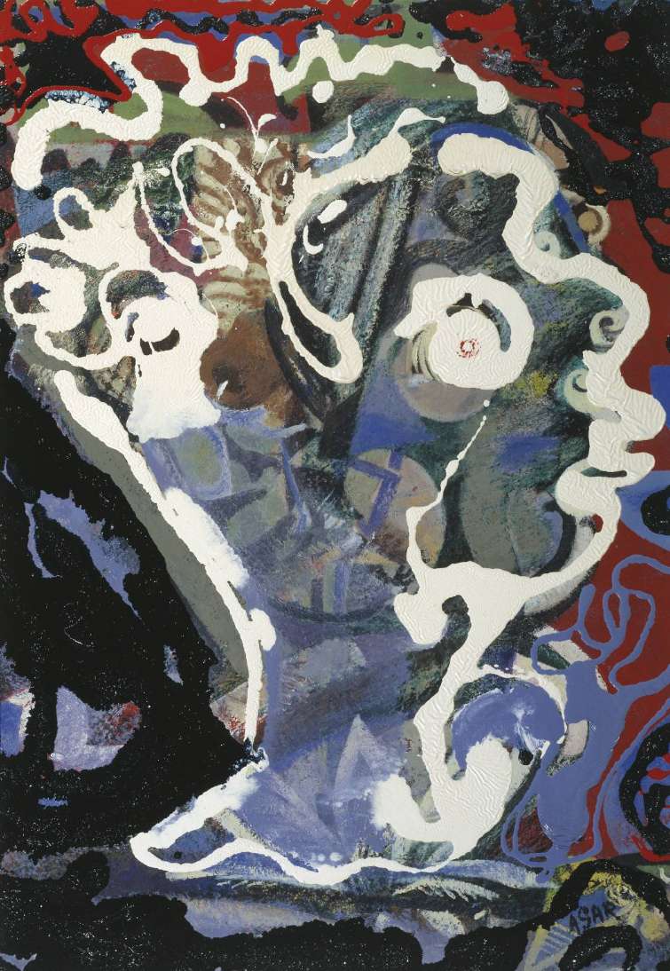 ‘Cabeza de Dylan Thomas’, de Eileen Agar