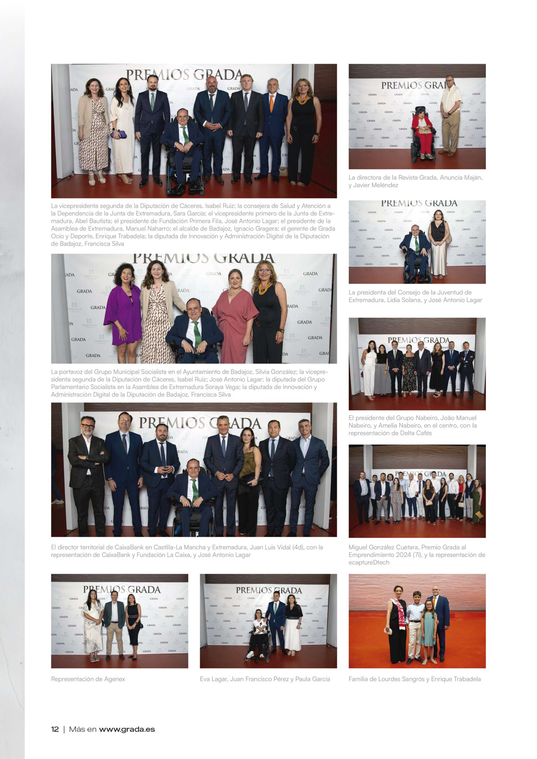 Premios Grada 2026. Photocall
