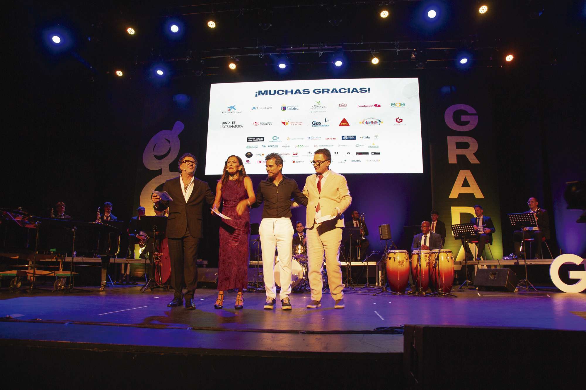Premios Grada 2026. Los protagonistas en el escenario