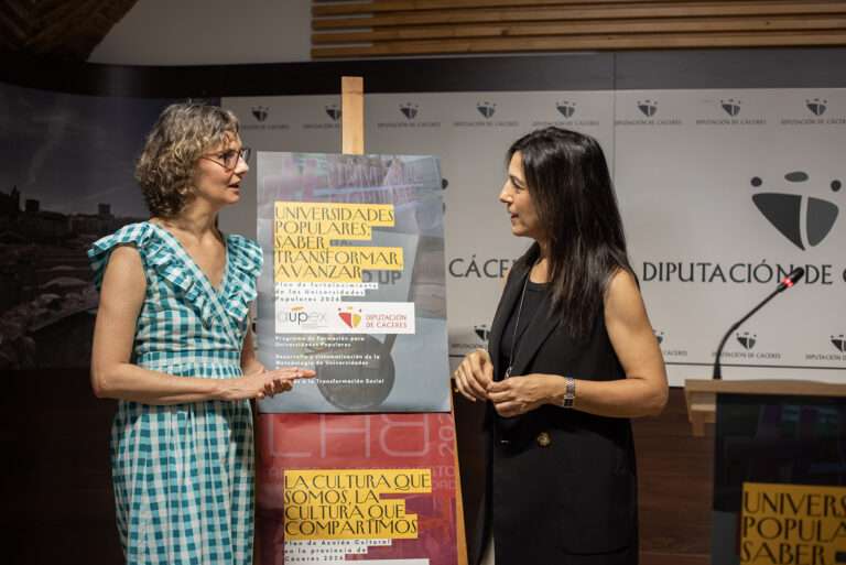 La Diputación de Cáceres y Aupex impulsan un Plan de Acción Cultural hasta finales de 2026