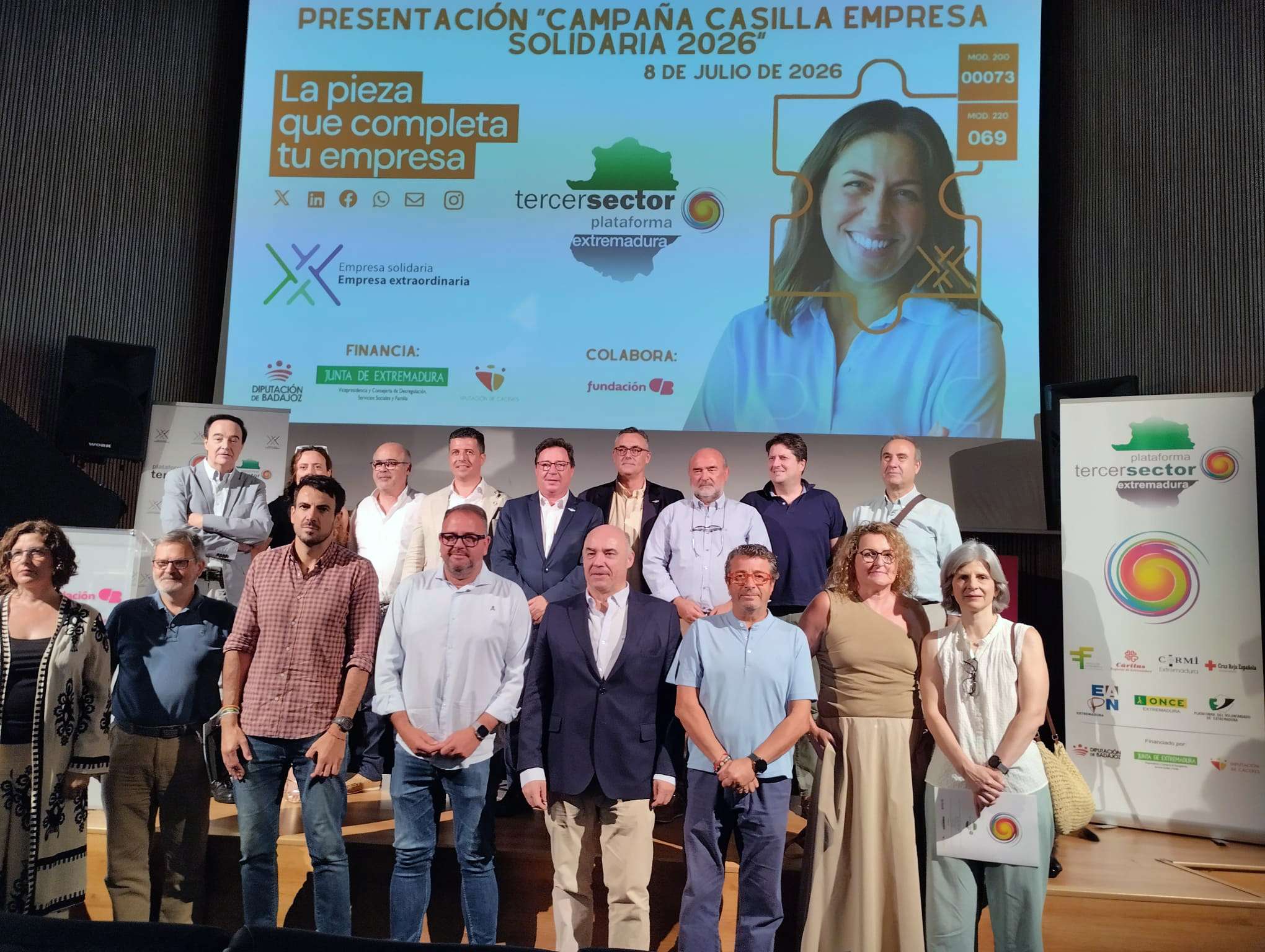 La Plataforma del Tercer Sector de Extremadura anima a las empresas a marcar la Casilla Empresa Solidaria en el Impuesto sobre Sociedades