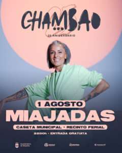 Chambao actuará en Miajadas el 1 de agosto de 2026 en su gira '25 Aniversario'