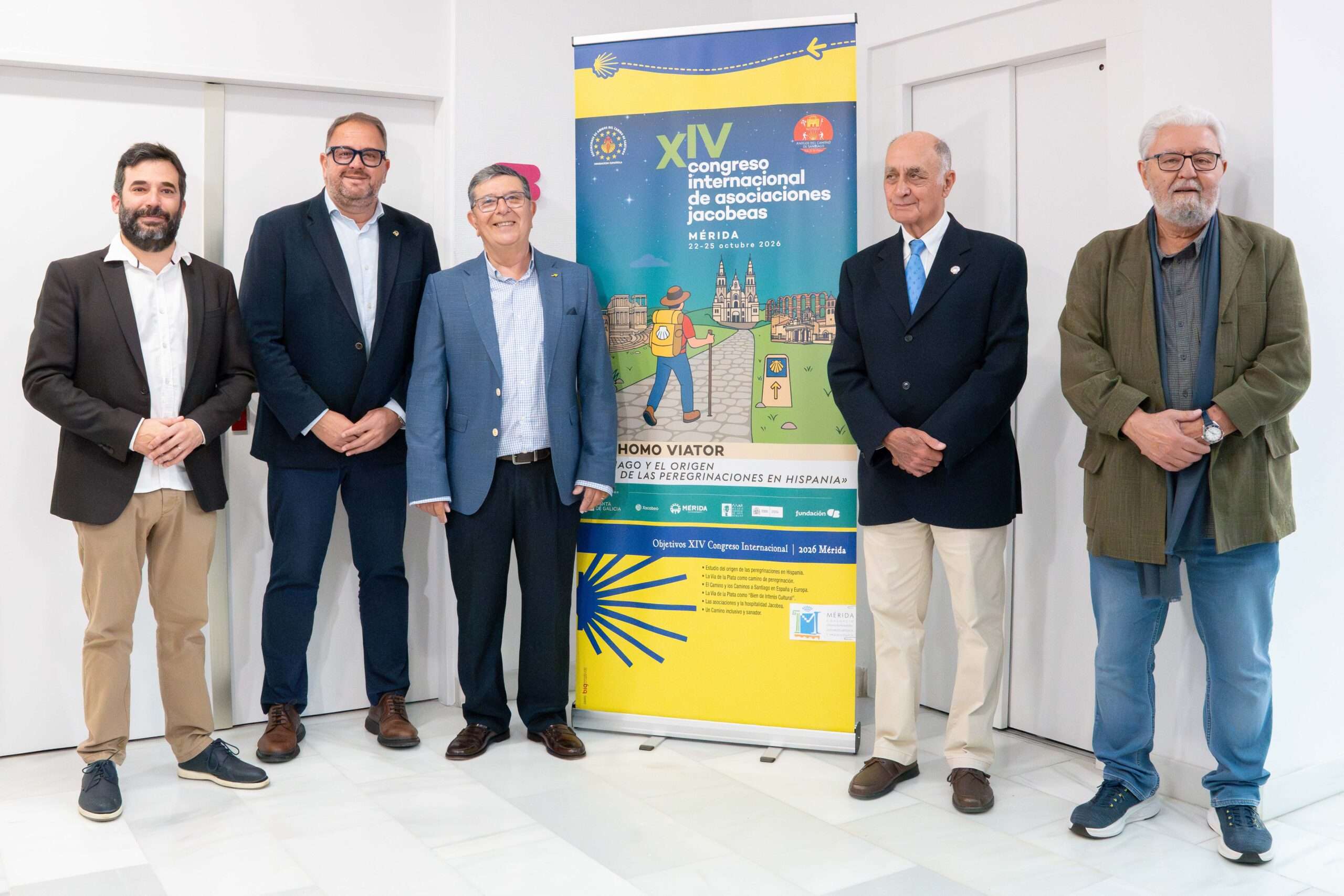 Mérida acogerá en octubre de 2026 el XIV Congreso internacional de asociaciones jacobeas