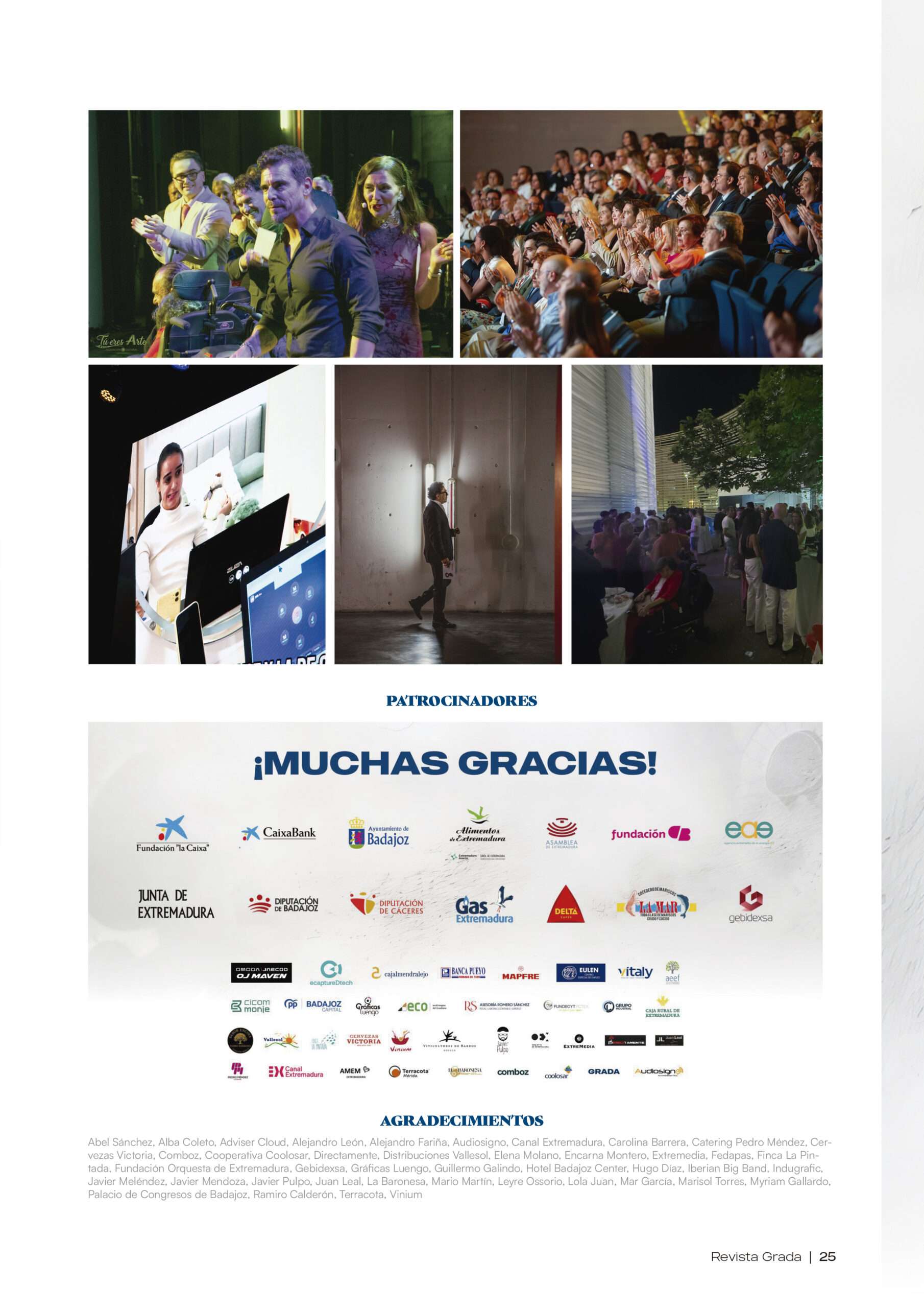 Premios Grada 2026. Galería fotográfica