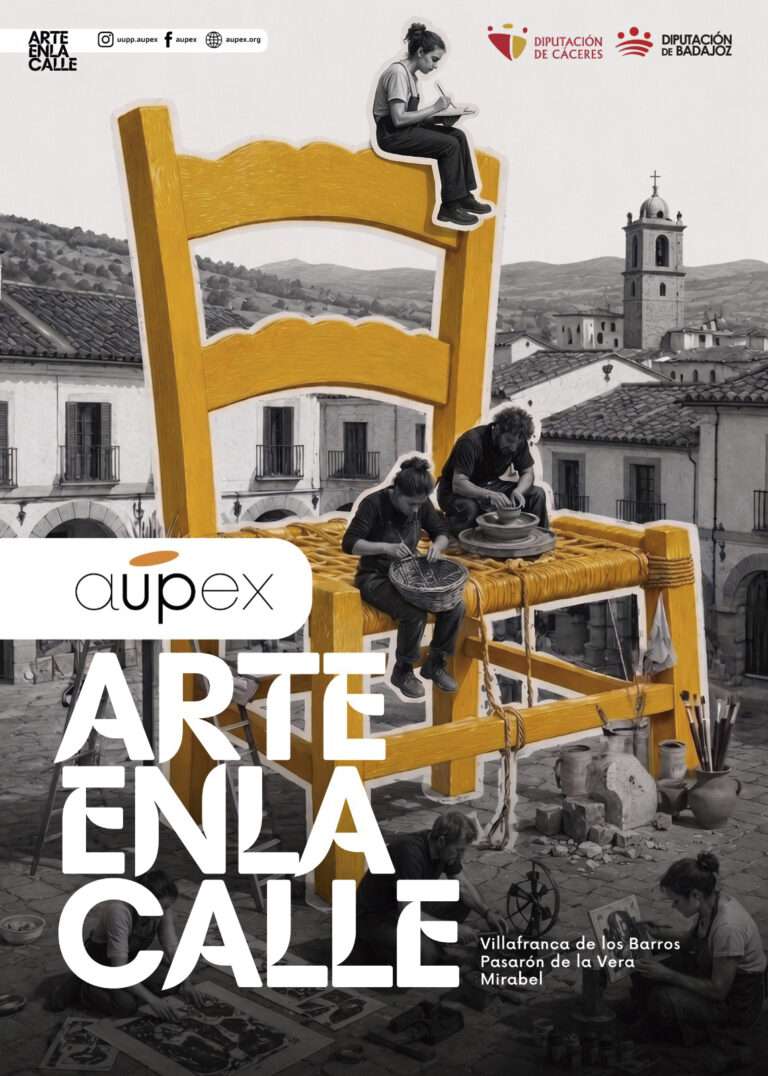 El programa ‘Arte en la calle’ 2026 se celebrará en Villafranca de los Barros, Pasarón de la Vera y Mirabel