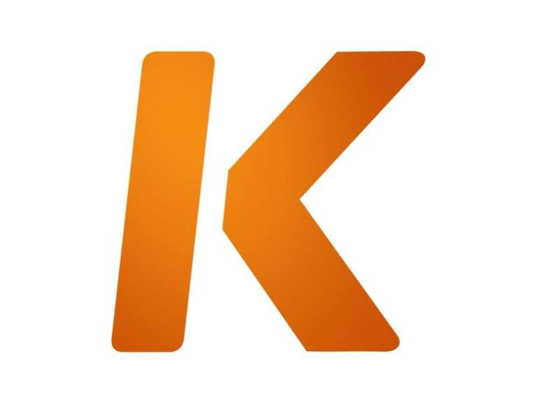 Logo Kiby ERP formado por una K