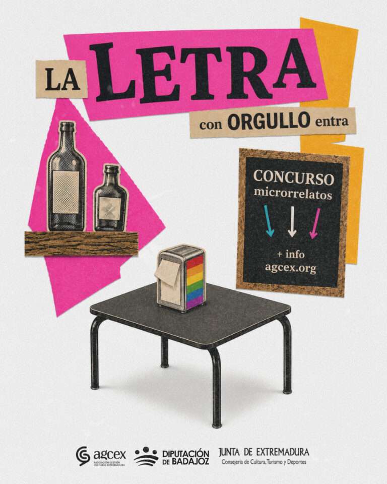 La Asociación de Gestoras y Gestores Culturales de Extremadura convoca el certamen de microrrelatos ‘La letra con orgullo entra’