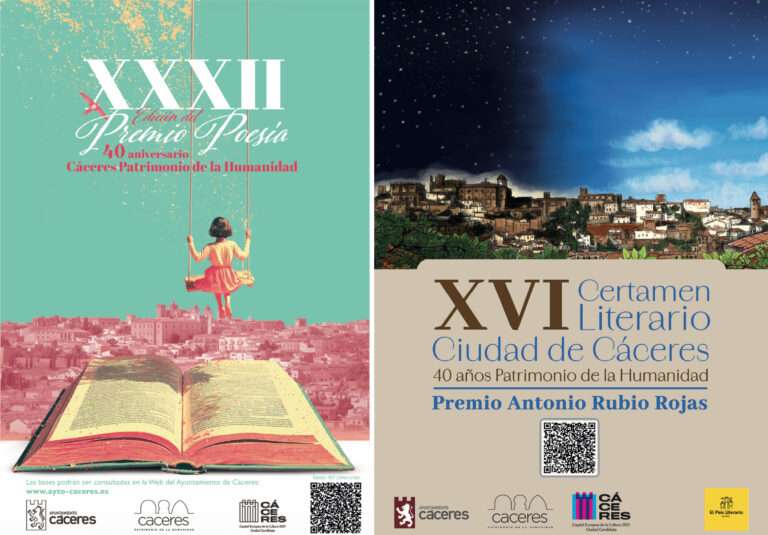El Ayuntamiento de Cáceres convoca el XXXII Premio de Poesía y el XVI Certamen Literario 'Antonio Rubio Rojas'
