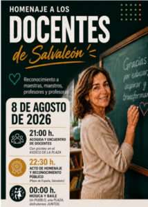 Homenaje a los docentes de Salvaleón