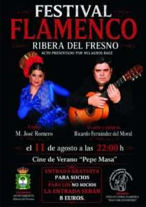 La Peña Cultural Flamenca 'Juan Carlos Sánchez' reunirá copla y flamenco en una gran velada de verano en Ribera del Fresno
