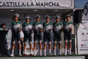 El Extremadura Pebetero coloca a Pablo Leno y Paco Fernández entre los diez primeros de la Vuelta a Castilla-La Mancha
