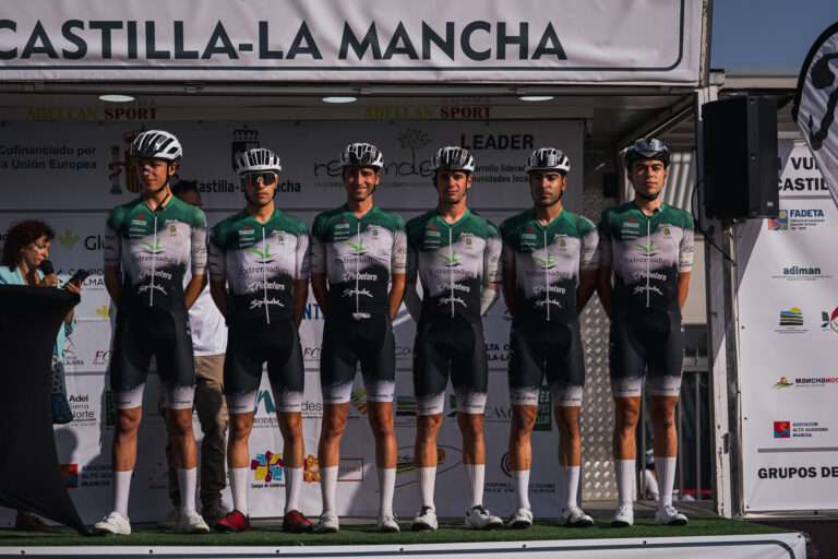 El Extremadura Pebetero coloca a Pablo Leno y Paco Fernández entre los diez primeros de la Vuelta a Castilla-La Mancha