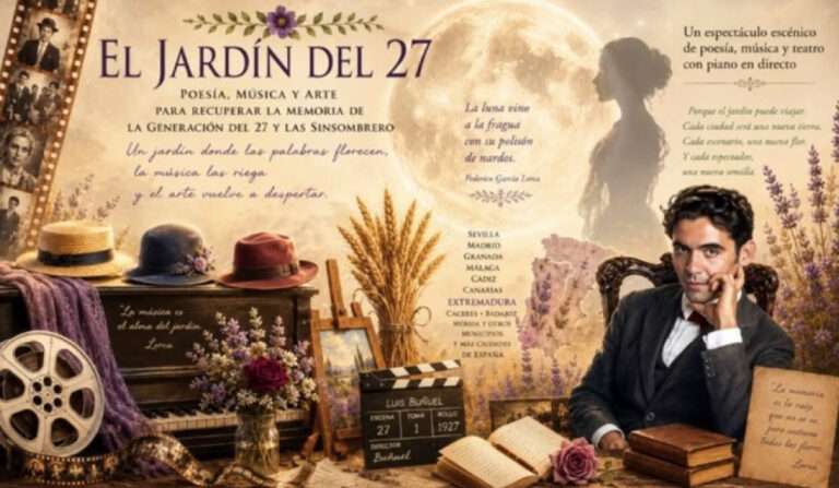 'El jardín del 27' lleva a los escenarios la poesía, la música y la memoria de una generación irrepetible