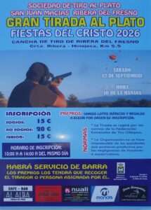 La Sociedad de Tiro al Plato San Juan Macías prepara su Gran Tirada al Plato de las Fiestas del Cristo 2026
